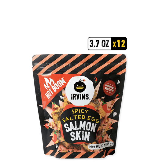 Hot Boom Spicy Salted Egg Salmon Skin (3.7 oz)
