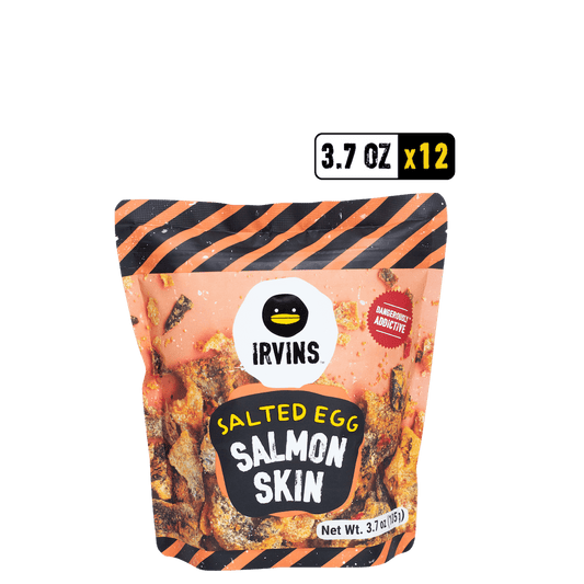 Salted Egg Salmon Skin 12-Pack (3.7 oz)