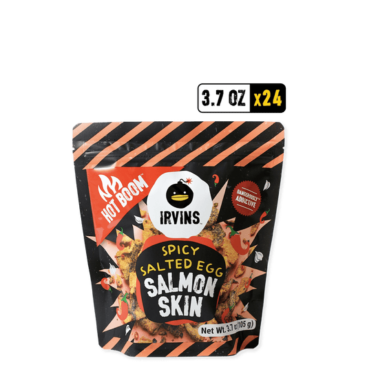 Hot Boom Spicy Salted Egg Salmon Skin (3.7 oz)