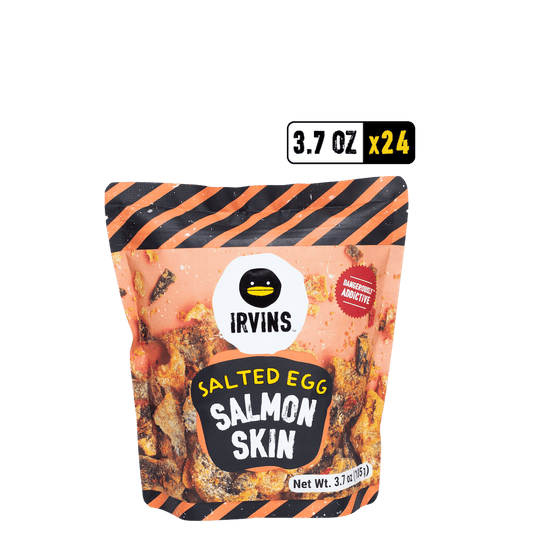 Salted Egg Salmon Skin 24-Pack (3.7 oz)