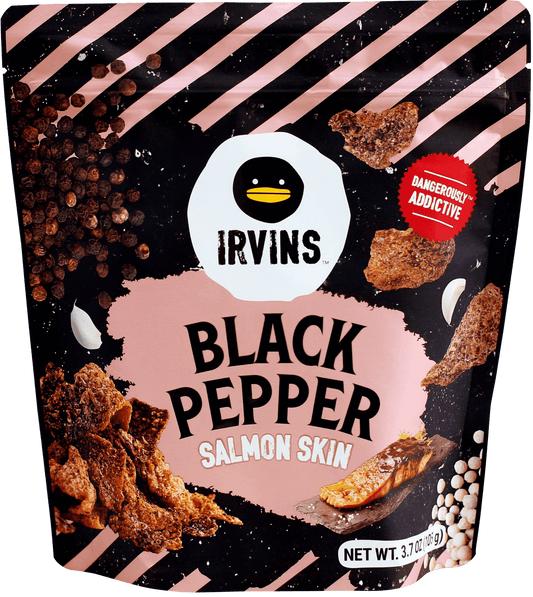 Black Pepper Salmon Skin Single (3.7 oz)