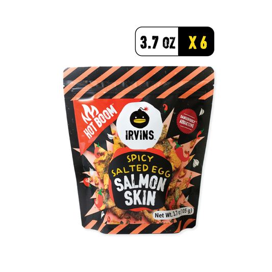 Hot Boom Spicy Salted Egg Salmon Skin (3.7 oz)