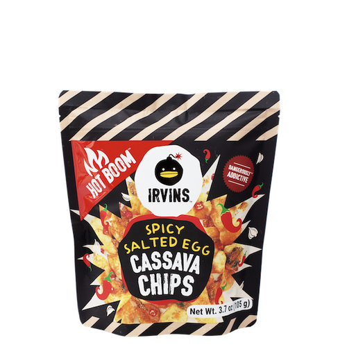 Spicy Salted Egg Cassava Chips