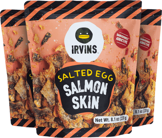 Salted Egg Salmon Skin 3-Pack (8.1 oz Value Size)