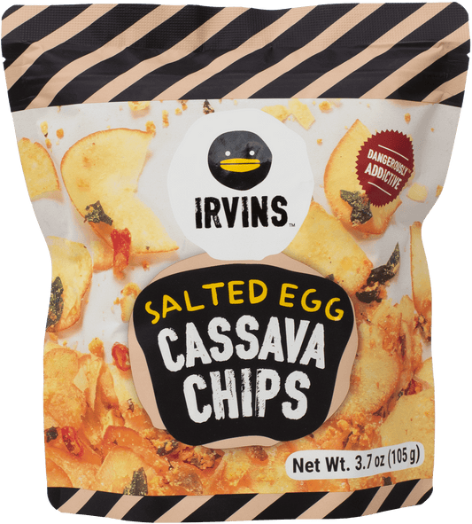 Salted Egg Cassava Chips Single (3.7 oz)