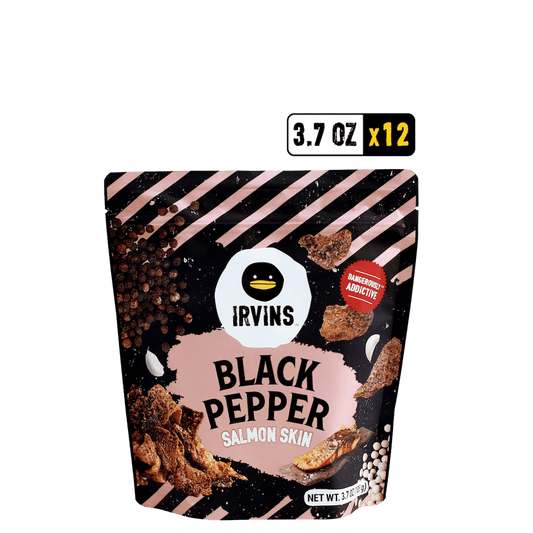 Sale!  Black Pepper Salmon Skin 12-Pack (3.7oz)