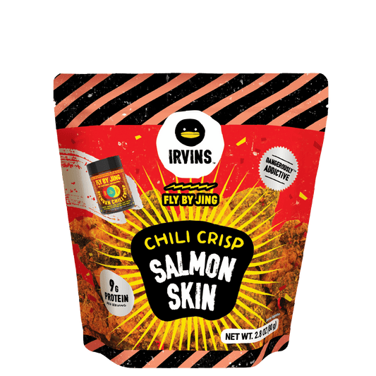 IRVINS x Fly By Jing Chili Crisp Salmon Skin