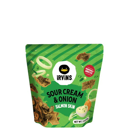 Sour Cream & Onion Salmon Skin Single (2.8 oz)