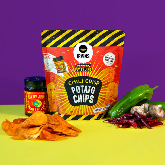 IRVINS x Fly By Jing Chili Crisp Potato Chips