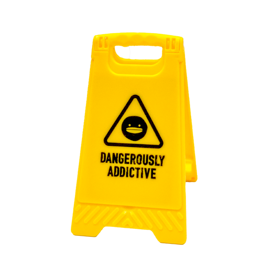Yellow Mobile Mirror Stand