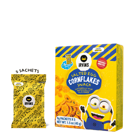 (Online Pre-order Exclusive) IRVINS X MINIONS Salted Egg Cornflakes Snack (1.5oz & 3.2oz)
