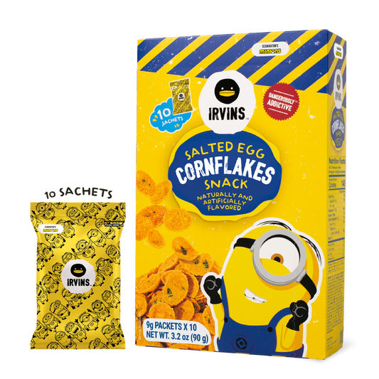 IRVINS X MINIONS Salted Egg Cornflakes Snack (3.2oz)