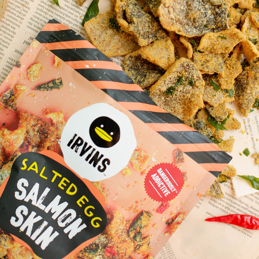 Salted Egg Salmon Skin Mini SINGLE (1.8 oz)