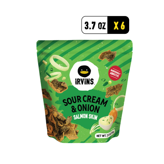 Sour Cream & Onion Salmon Skin 6-Pack (2.8 oz)