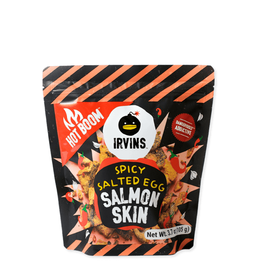 Hot Boom Spicy Salted Egg Salmon Skin Single (3.7 oz)