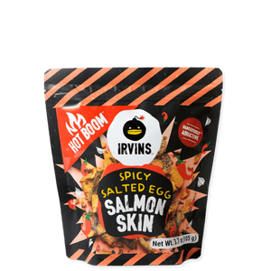 Hot Boom Spicy Salted Egg Salmon Skin Single (3.7 oz) (Free)