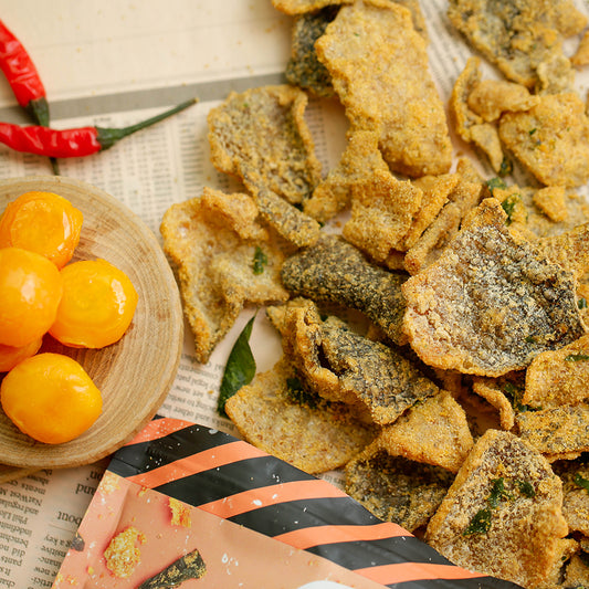 Salted Egg Salmon Skin (8.1 oz Value Size)