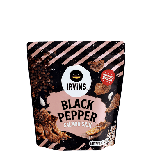 Black Pepper Salmon Skin Single (3.7 oz)