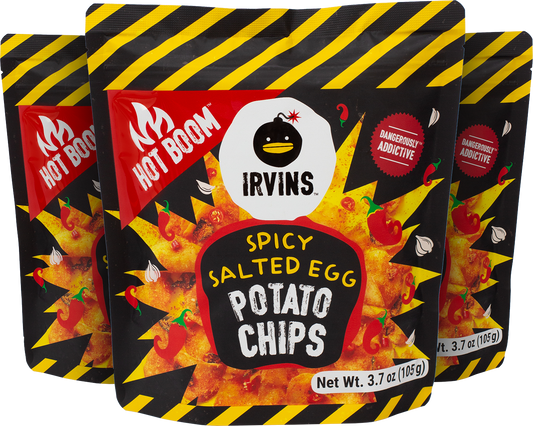 Spicy Salted Egg Potato Chip 3 Pack (3 PACKS OF 3.7OZ BAG)
