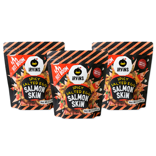 Hot Boom Spicy Salted Egg Salmon Skin 3-Pack (3.7 oz)