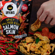 Hot Boom Spicy Salted Egg Variety Pack (3 packs of 3.7oz bag. One of each flavor)