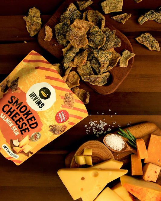 Smoked Cheese Salmon Skin 3-Pack (2.8 oz)