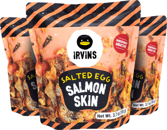 Salted Egg Salmon Skin 3-Pack (3.7 oz) [EXP: July 20, 2025]