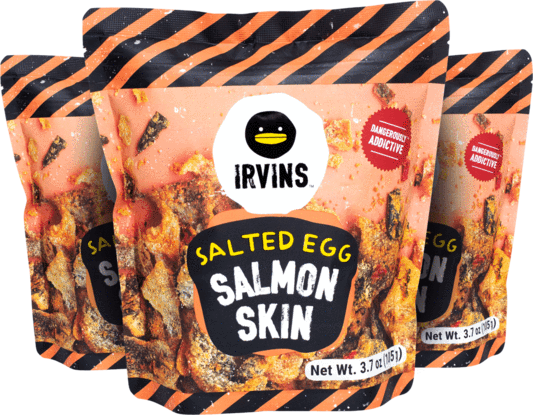Salted Egg Salmon Skin Pack (3 packs of 3.7oz bag)